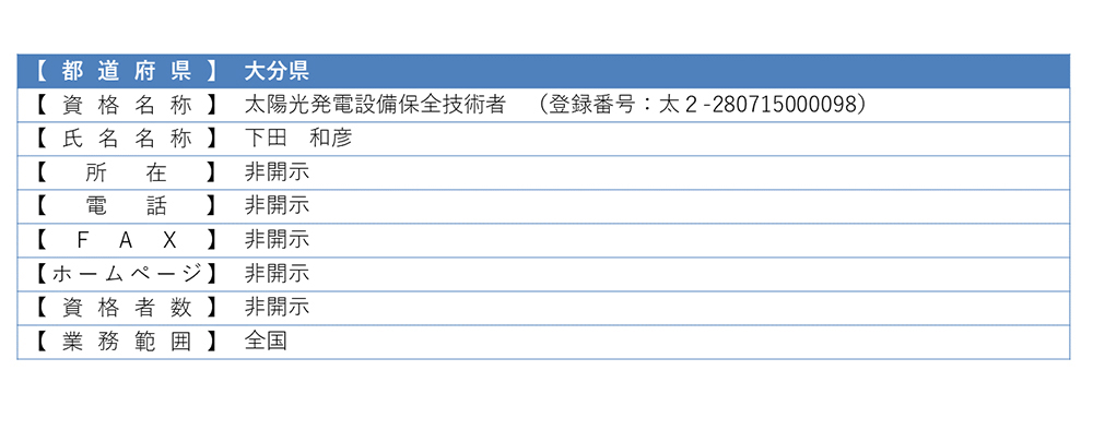 認定登録技術者情報24